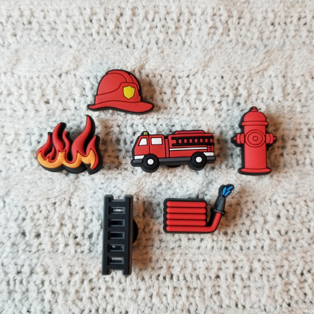 Firefighters charms for Crocs